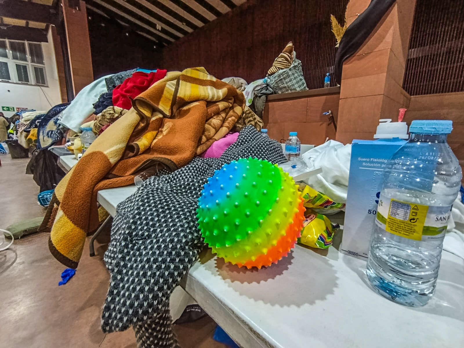 Fotografías del Hospital de campaña habilitado en Adamuz tras el accidente de tren