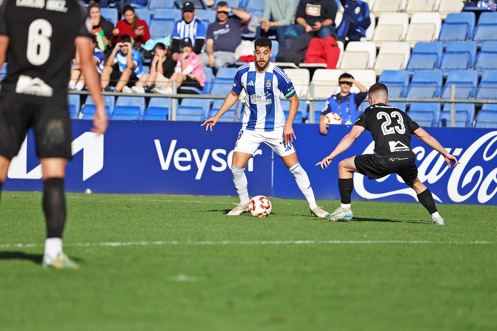 Las imágenes del encuentro entre el Recreativo de Huelva y el Ceuta