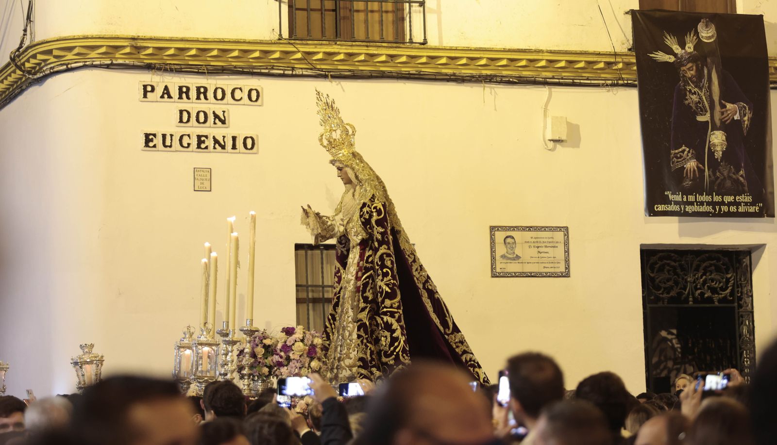 El traslado de la Esperanza de Triana a Santa Ana