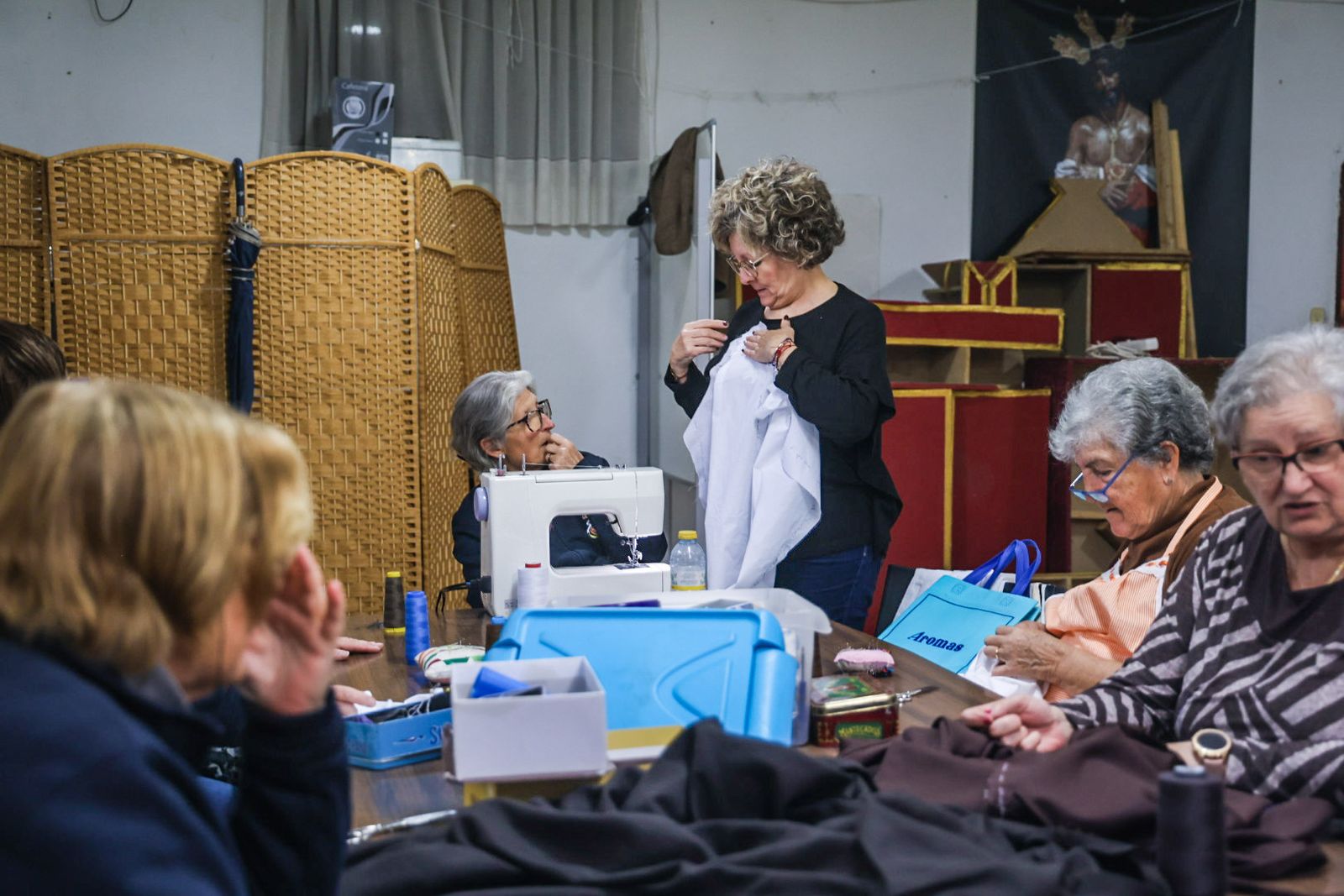 Fotografías del alma del taller de costura de la Sentencia