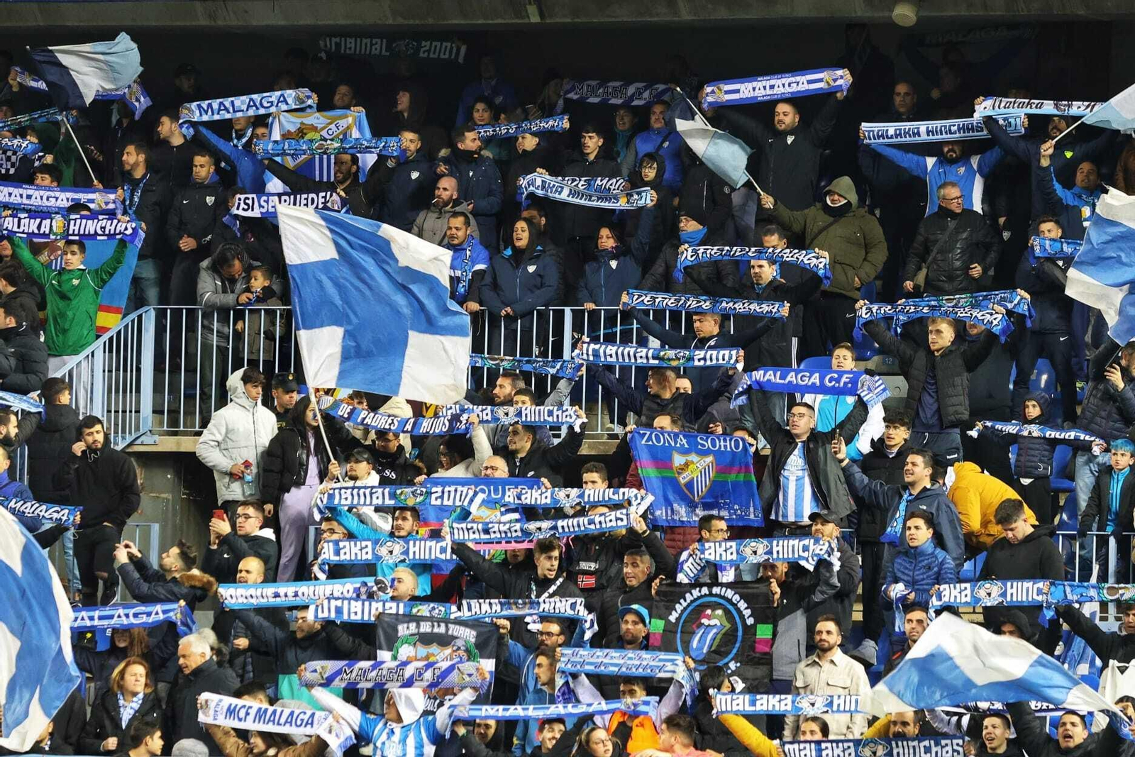 El Málaga CF - Real Oviedo, en fotos