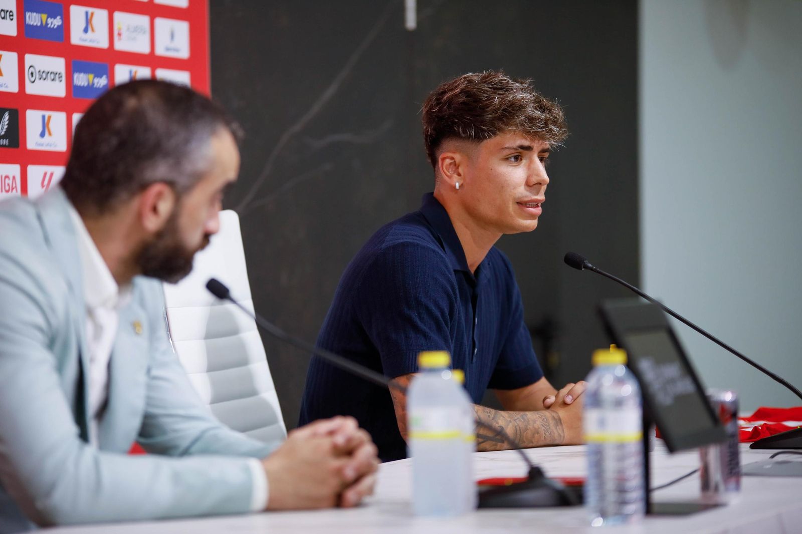 Presentación de Nico Melamed como nuevo jugador de la UDA, en imágenes
