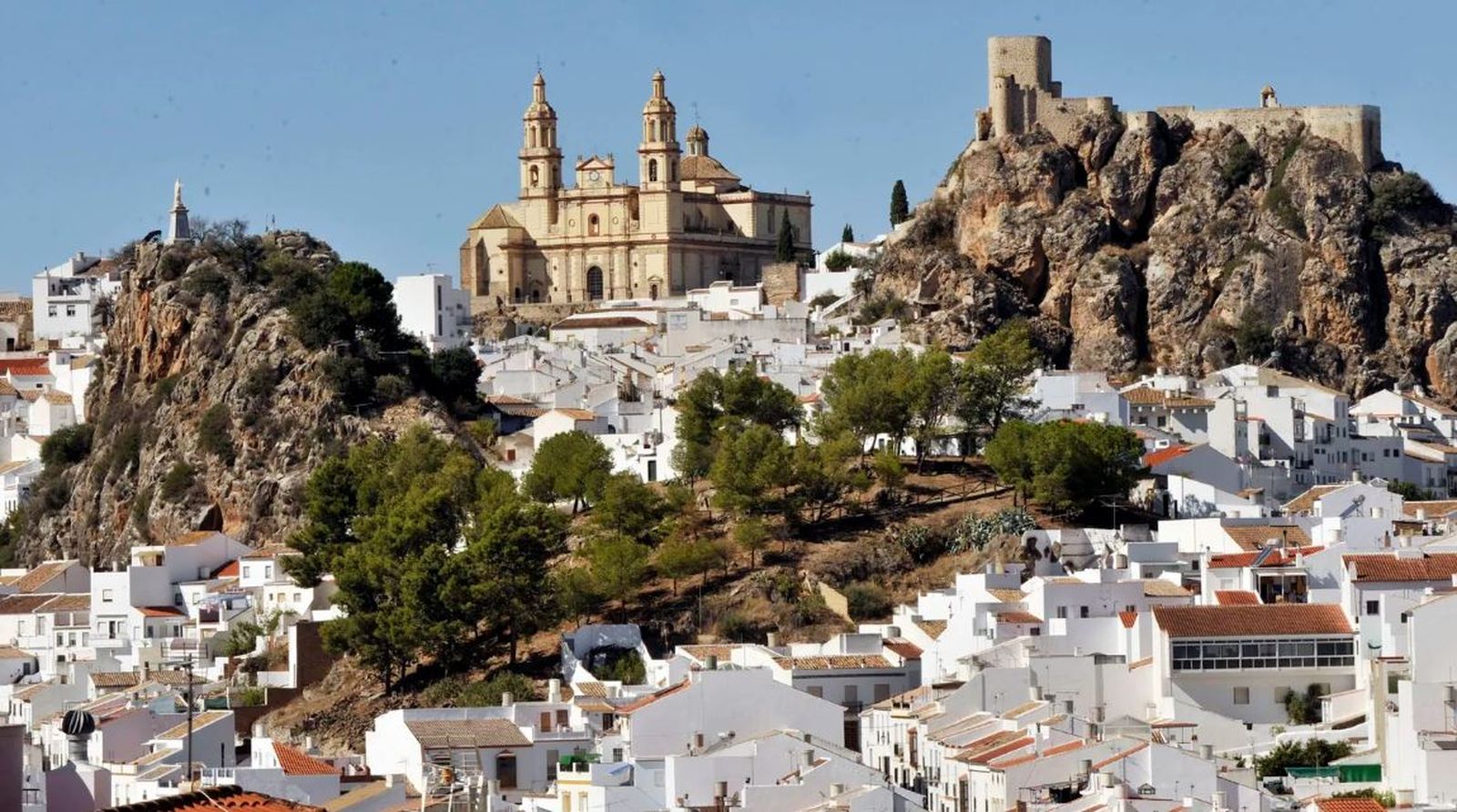 Una vista de la localidad serrana de Olvera.