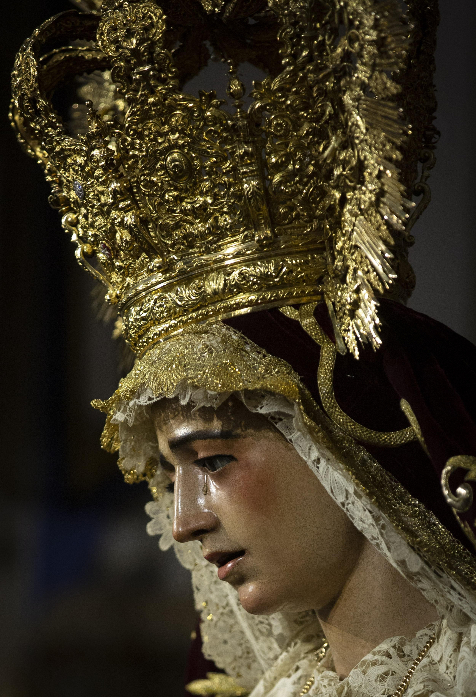 La Virgen de la Amargura tras su restauración, en imágenes
