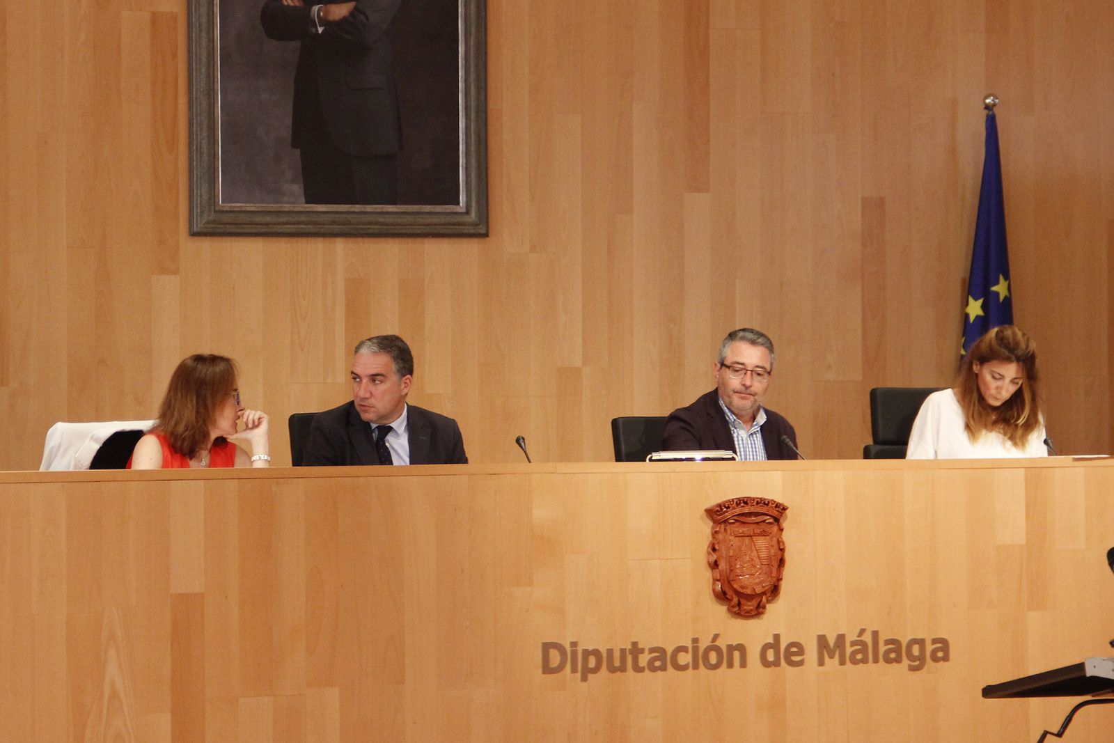Pleno ordinario de septiembre en la Diputación de Málaga.