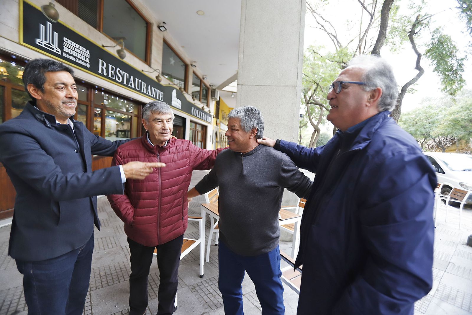 Imágenes de la emotiva visita de Luzardo y Alzugaray a Huelva Información