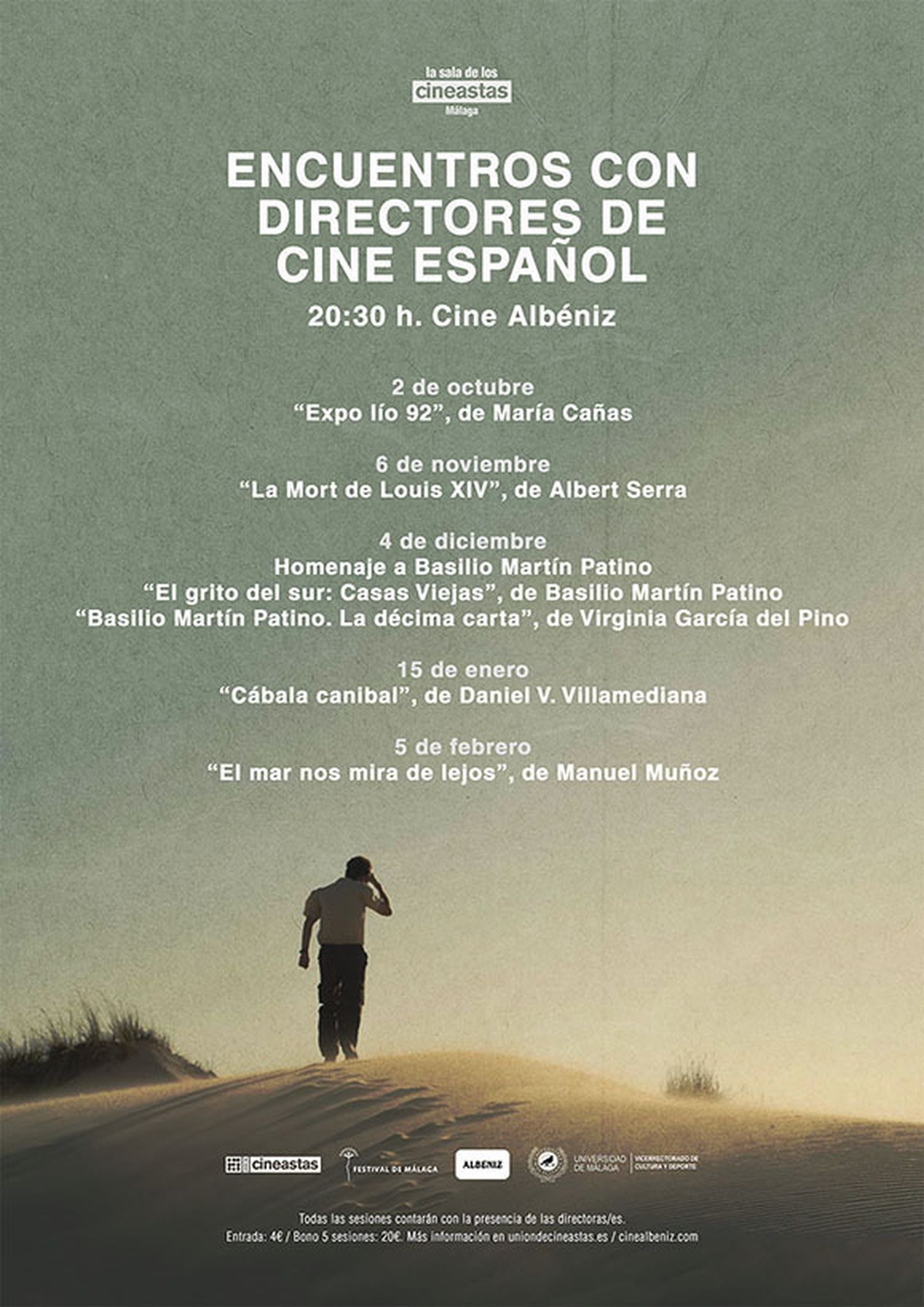Cartel anunciador del ciclo 'La sala de los cineastas'.