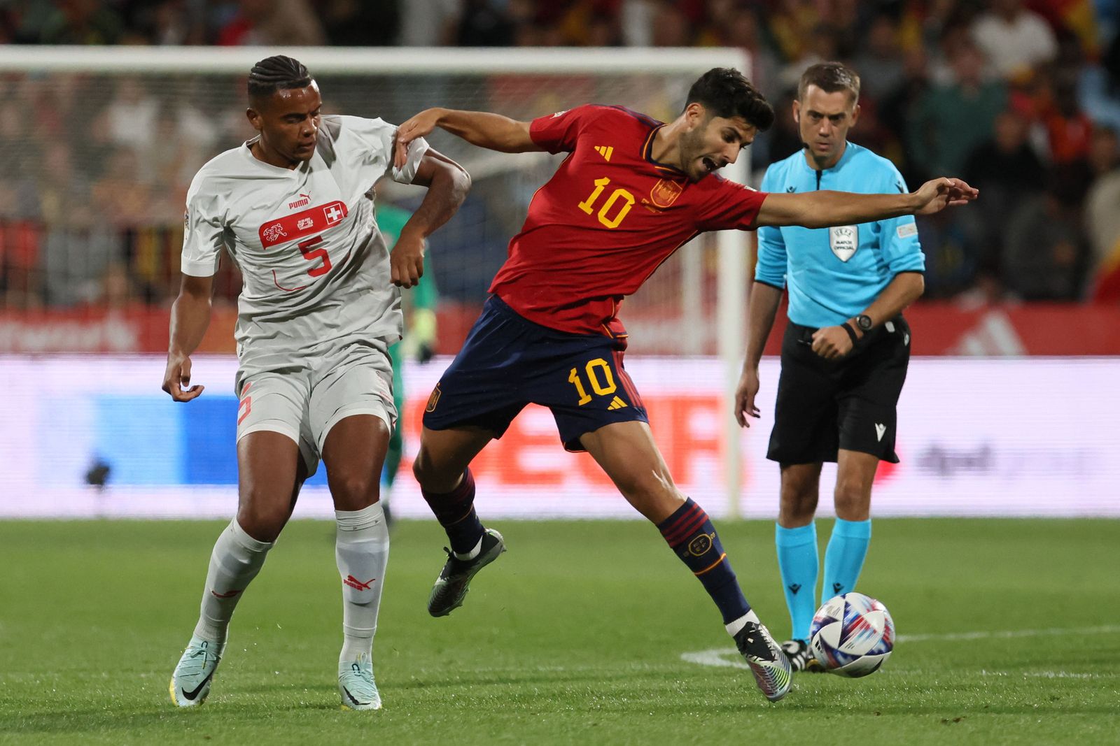 Las imágenes del España-Suiza