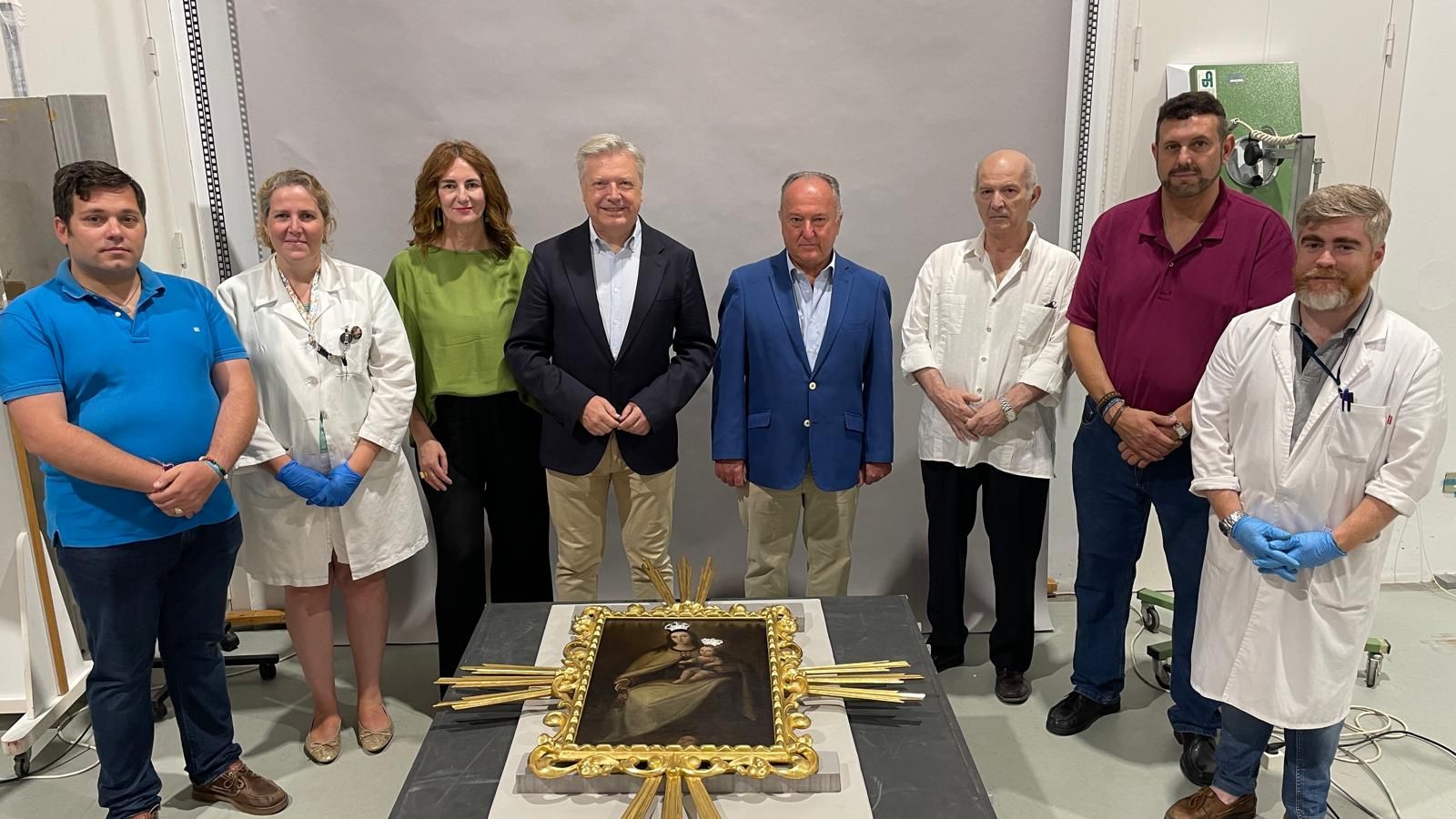 Acto de entrega tras la restauración.