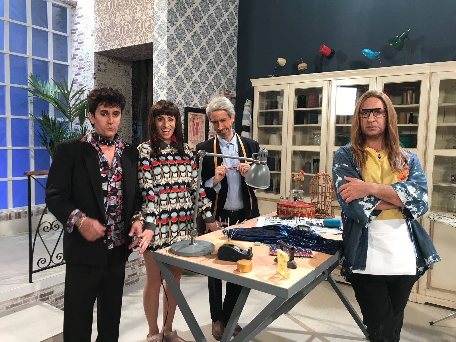 Los actores de 'Homo Zapping' como 'Maestros de la costura'.