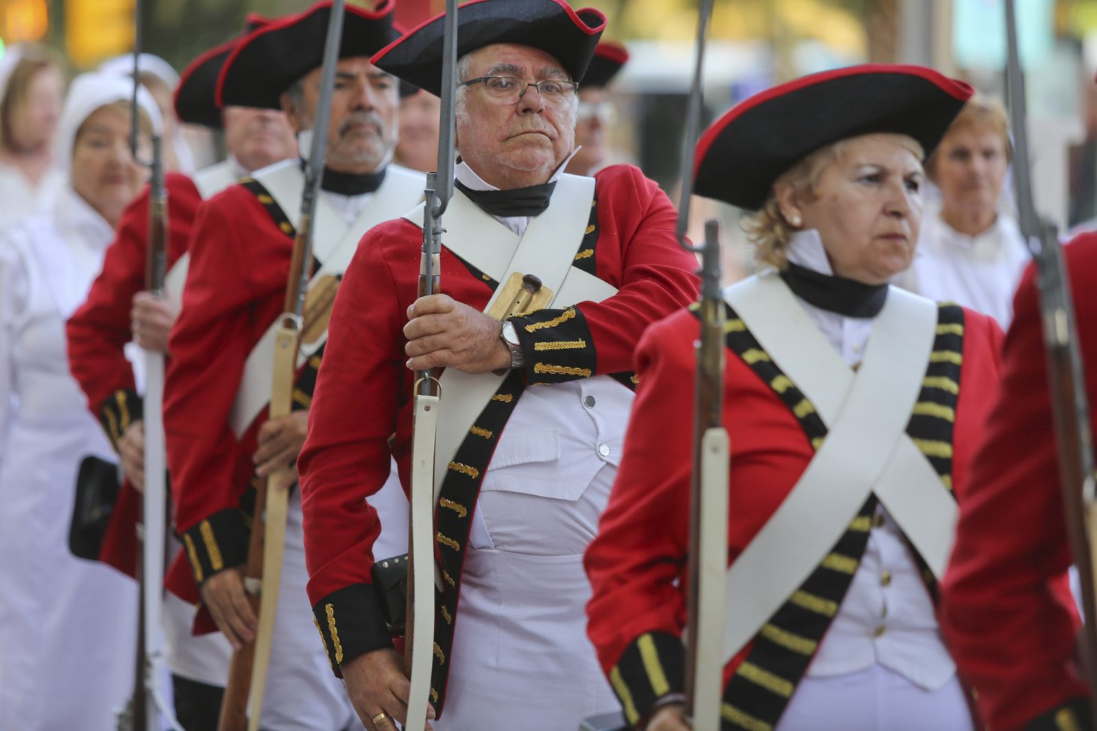 Las fotos del desfile en Málaga en recuerdo a Bernardo de Gálvez