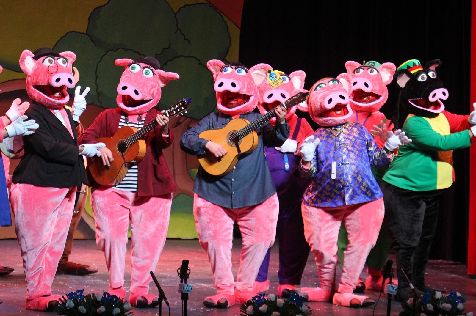Primera jornada de preliminares del Carnaval Colombino