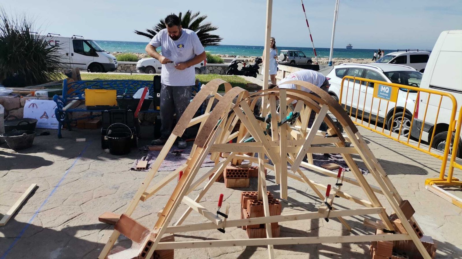 Estructura de madera.