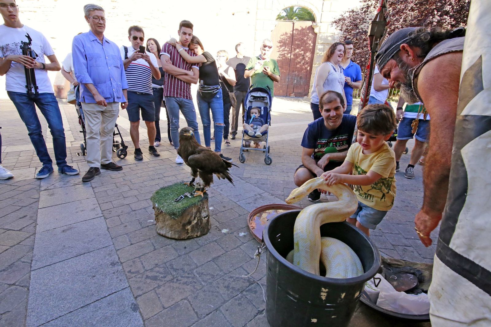 Imágenes del mercado medieval en la Alameda Vieja de Jerez