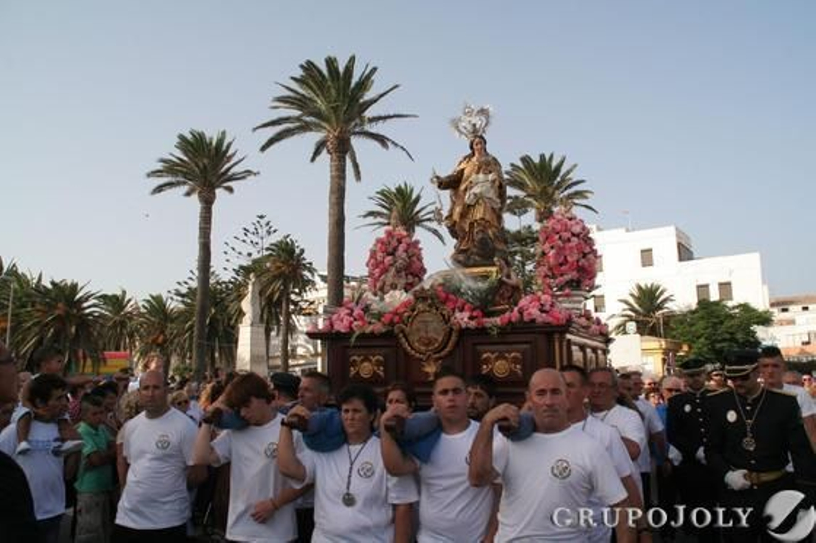 Cargadores de la virgen del Carmen de Tarifa.

Foto: Shus Terán