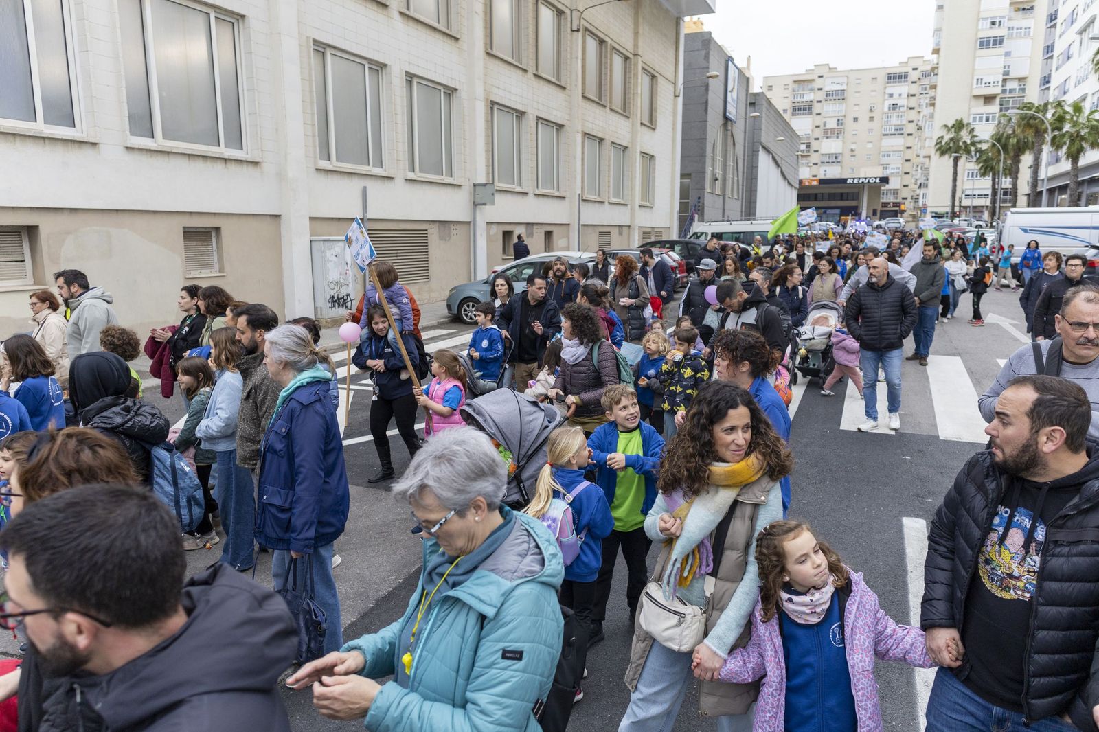 Las imágenes de la inauguración de VI Olimpiadas Escolares de la Escuela Pública de Cádiz