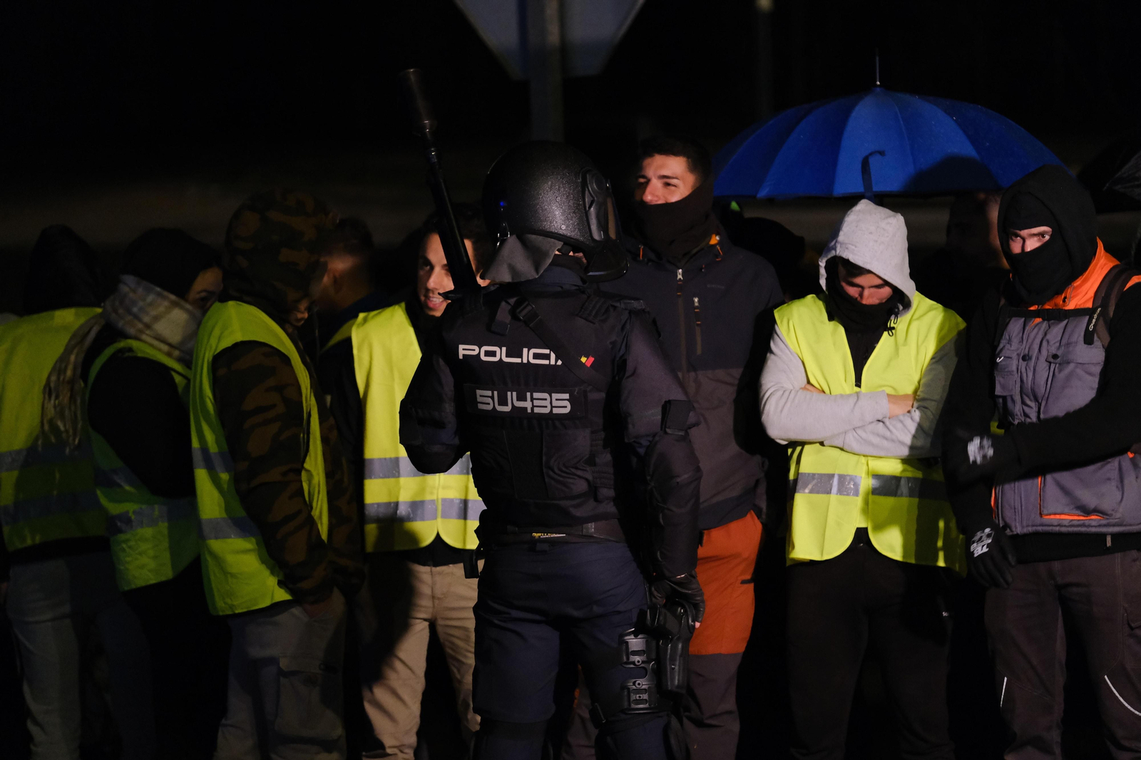 La jornada de protesta de los agricultores en Antequera, en fotos