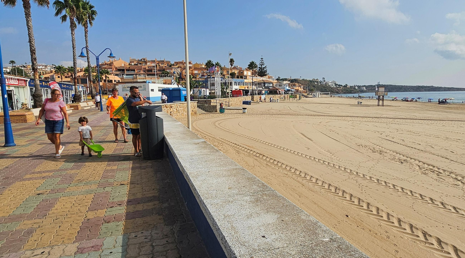 Paseo marítimo de Getares, en Algeciras.