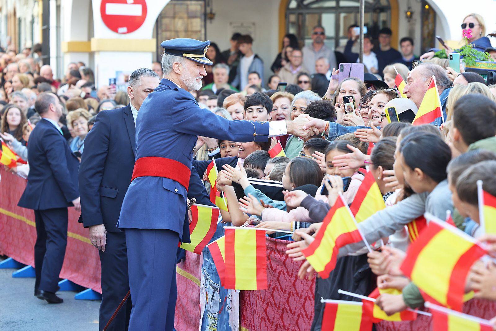La llegada de S.M. el Rey Felipe VI a Palos de la Frontera, en fotografías