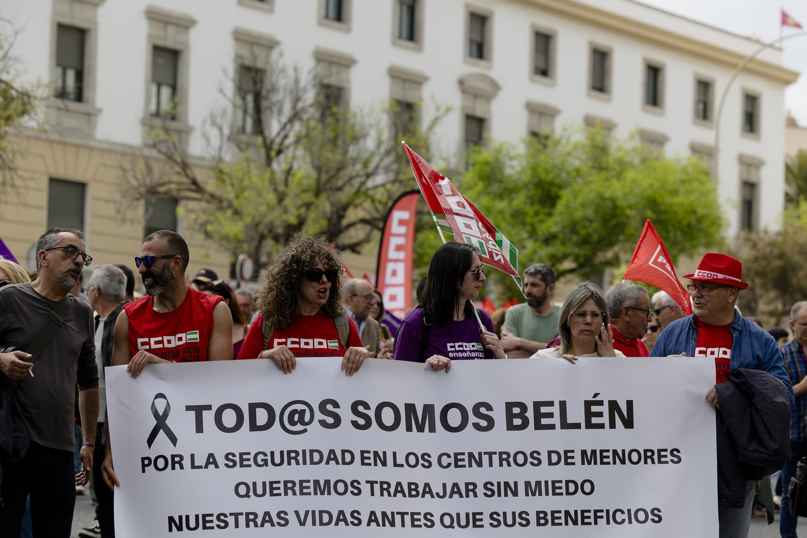 Imágenes de la manifestación del 1 de Mayo en Cádiz