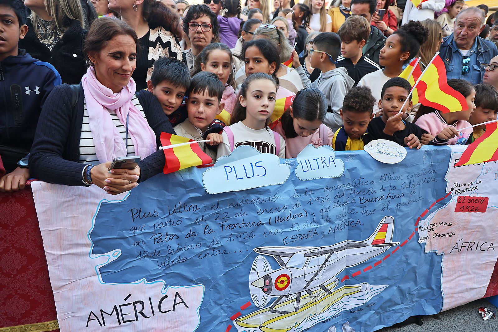 La llegada de S.M. el Rey Felipe VI a Palos de la Frontera, en fotografías