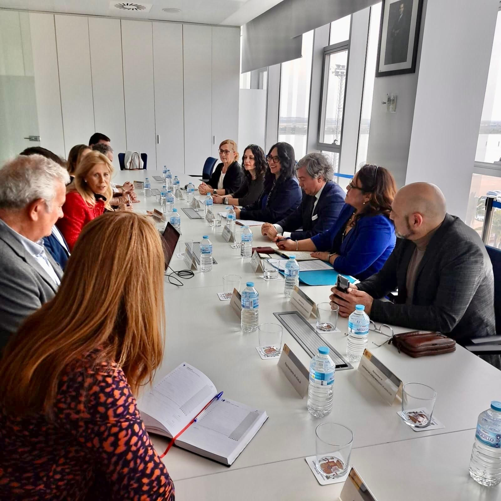 Reunión con la embajadora de Guatemala en España.