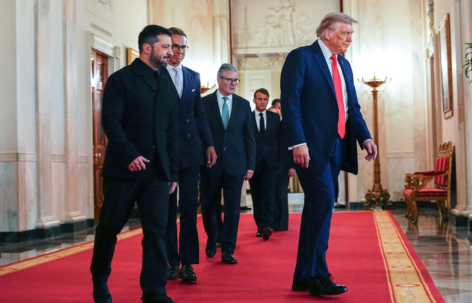 Reunión de Trump, socios europeos y Zelenski sobre Ucrania en la Casa Blanca