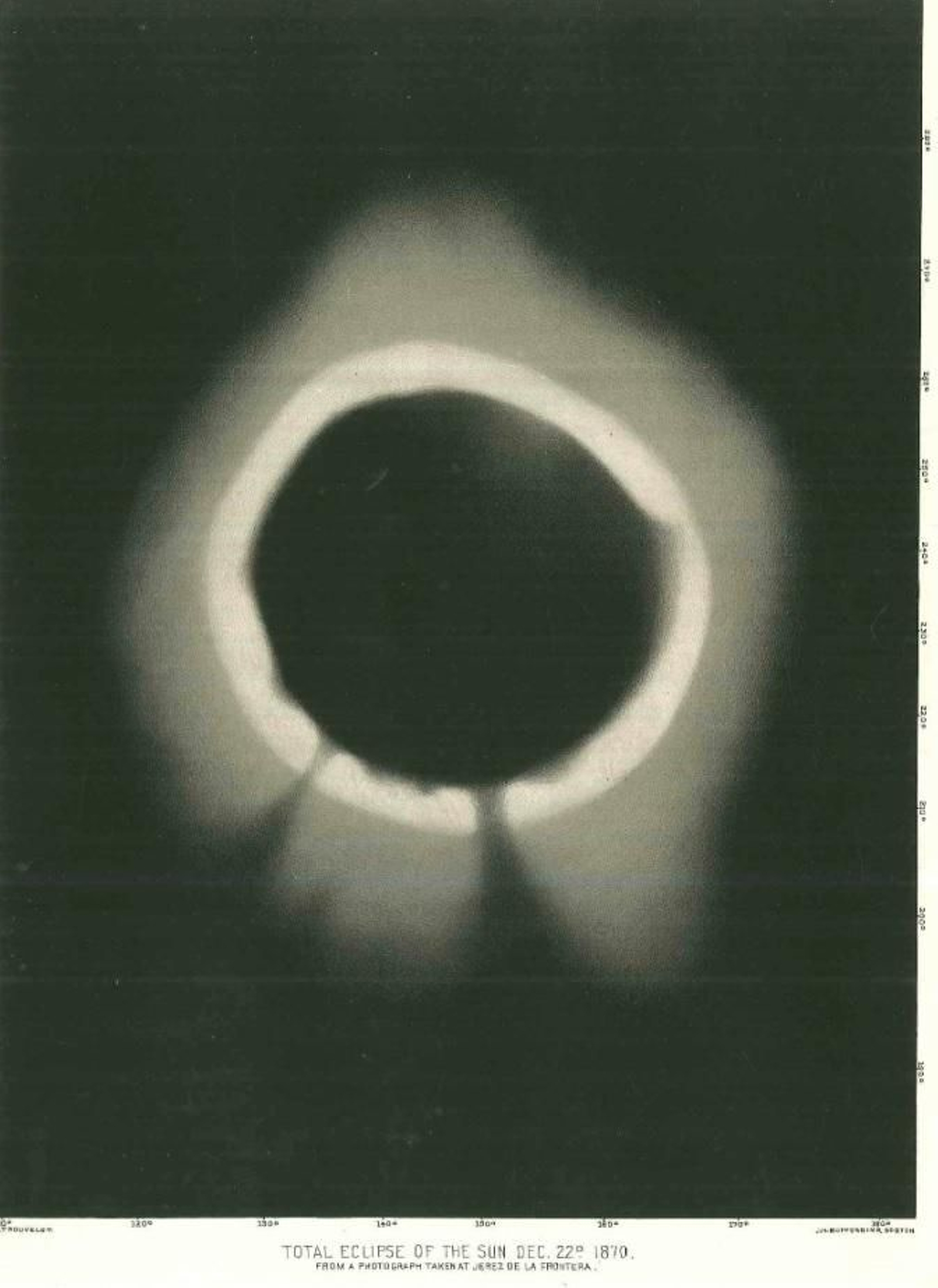 Foto tomada en Jerez durante el eclipse.