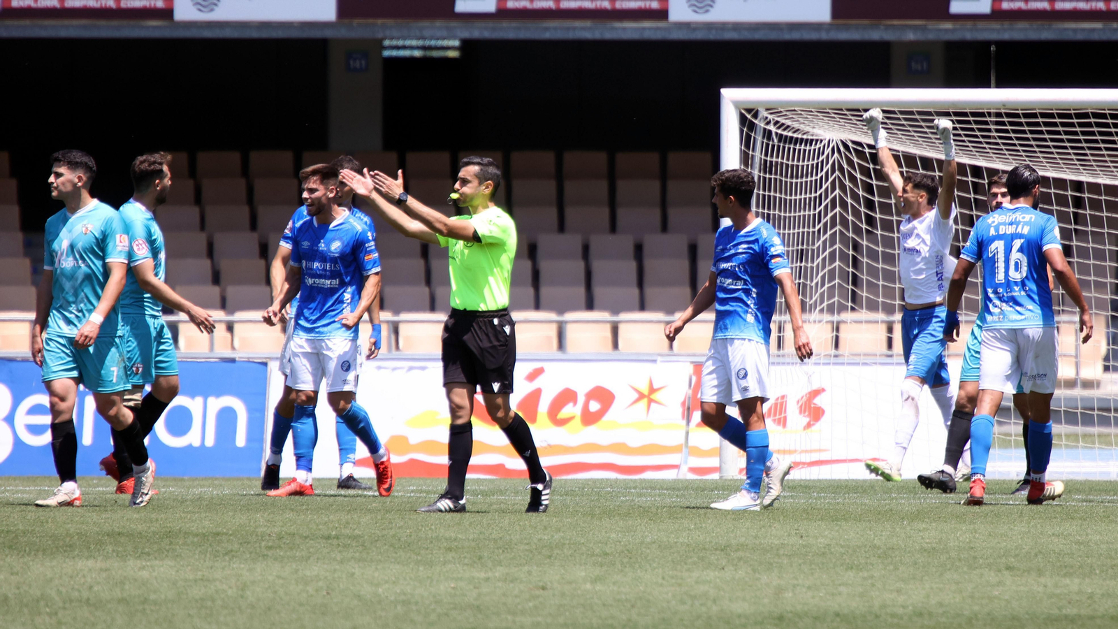 Último partido de liga del Xerez DFC - CD Pozoblanco en Chapín