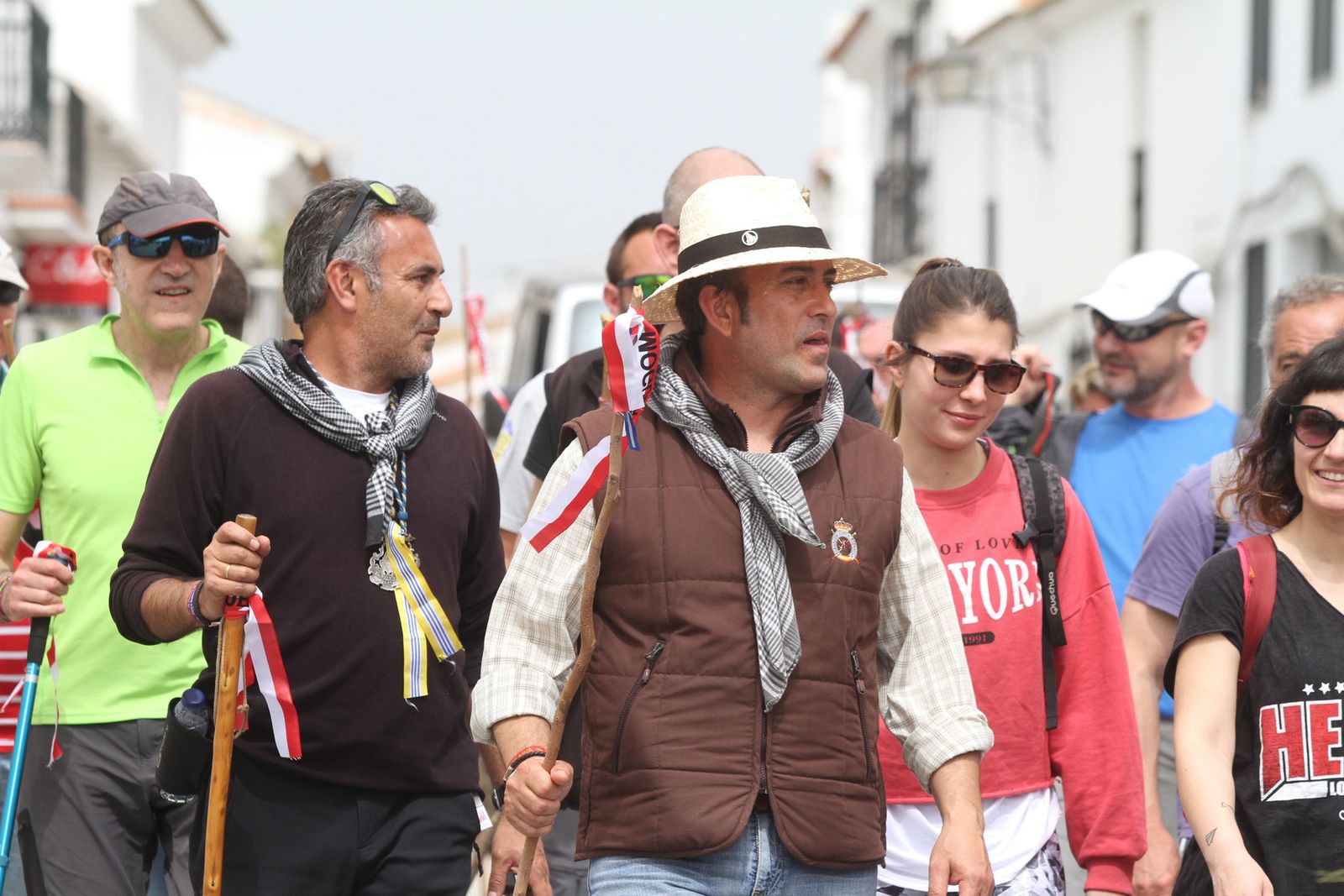 Las imágenes de la peregrinación de los presos a El Rocío