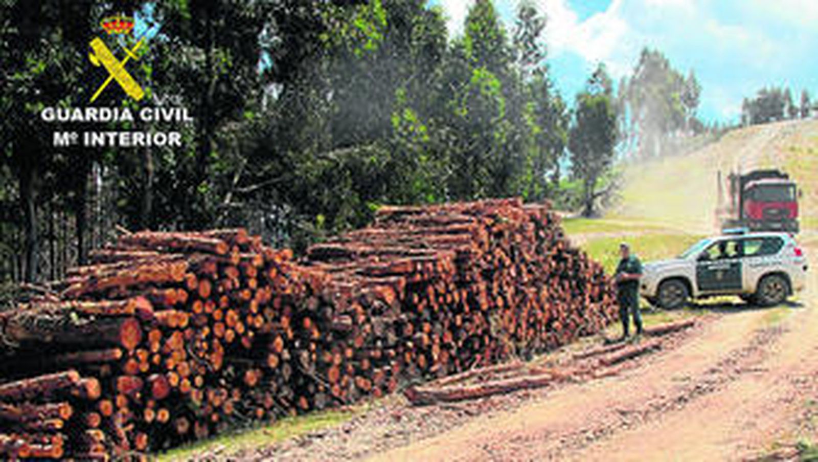 En la operación intervinieron agentes de la Guardia Civil y la GNR.