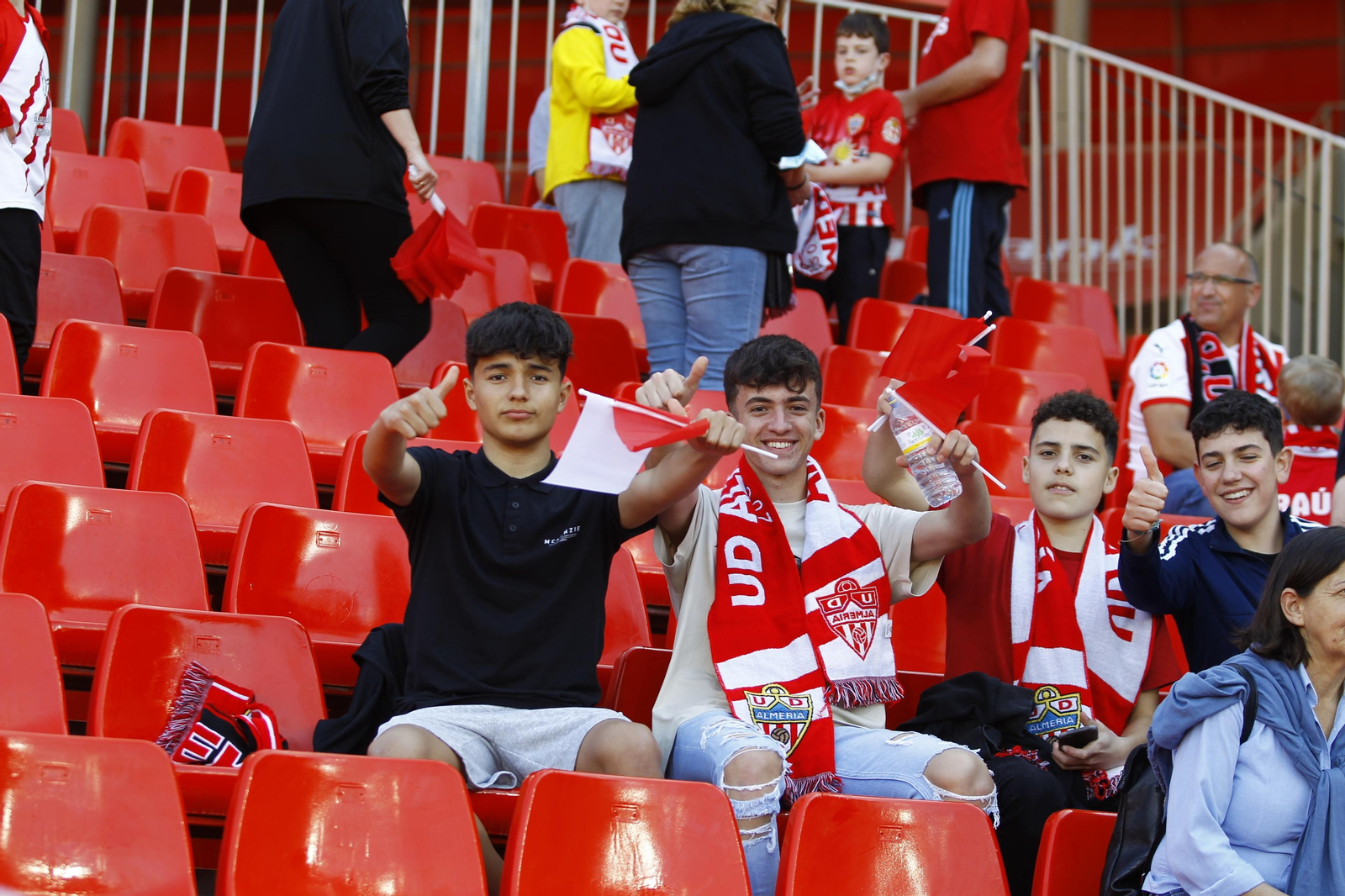 Imágenes del partido U.D. Almería-S.D. Amorebieta