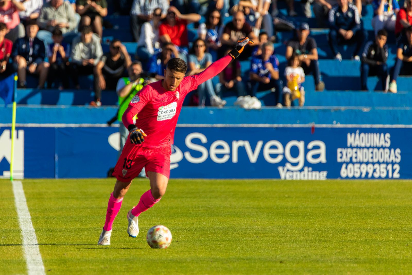 Las imágenes de la afición del Córdoba CF en Linares