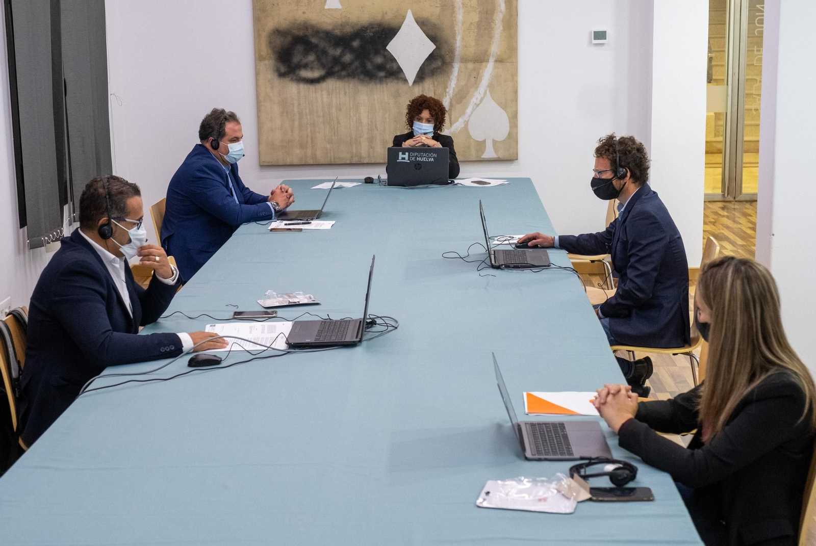 Un momento del Pleno extraordinario de la Diputación.