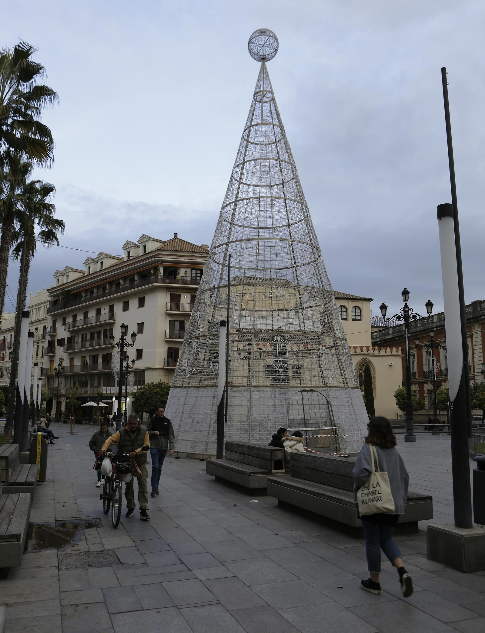 Árbol de luces de Puerta de Jerez.