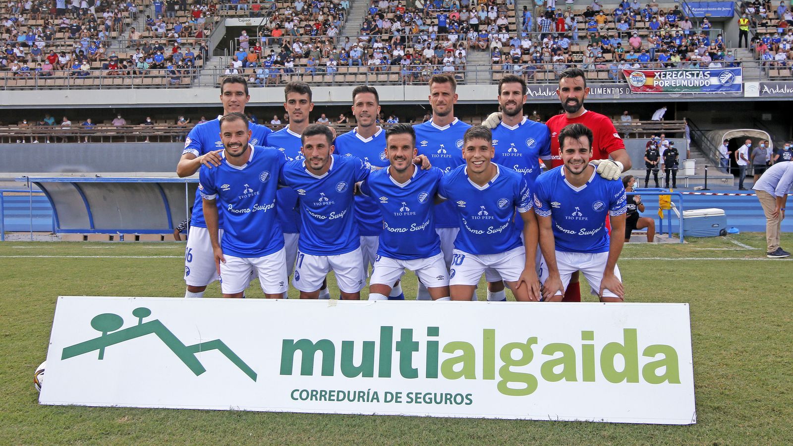 Primer alineación del Xerez DFC en Segunda RFEF en su estreno ante el Córdoba.