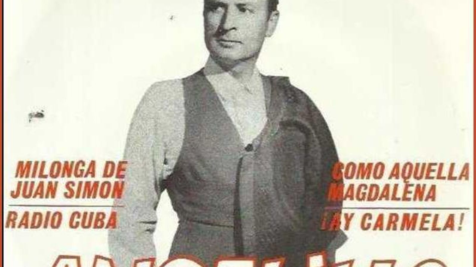 Carátula de un disco de 1935 con temas de la película 'La hija de Juan Simón'.