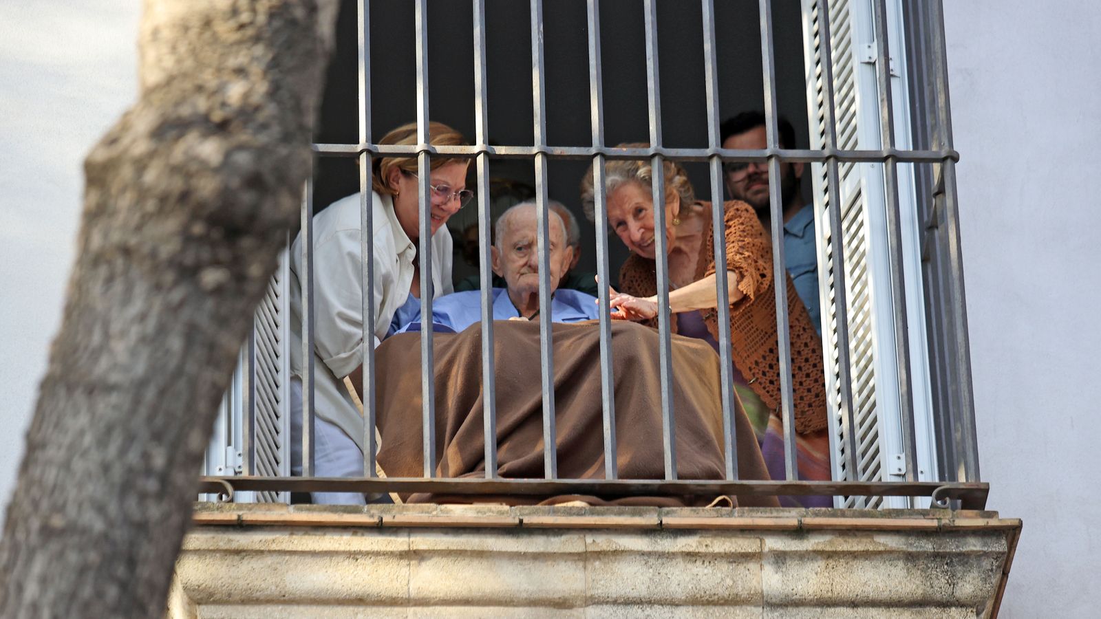 Llegada de la Hermandad del Rocío a Jerez