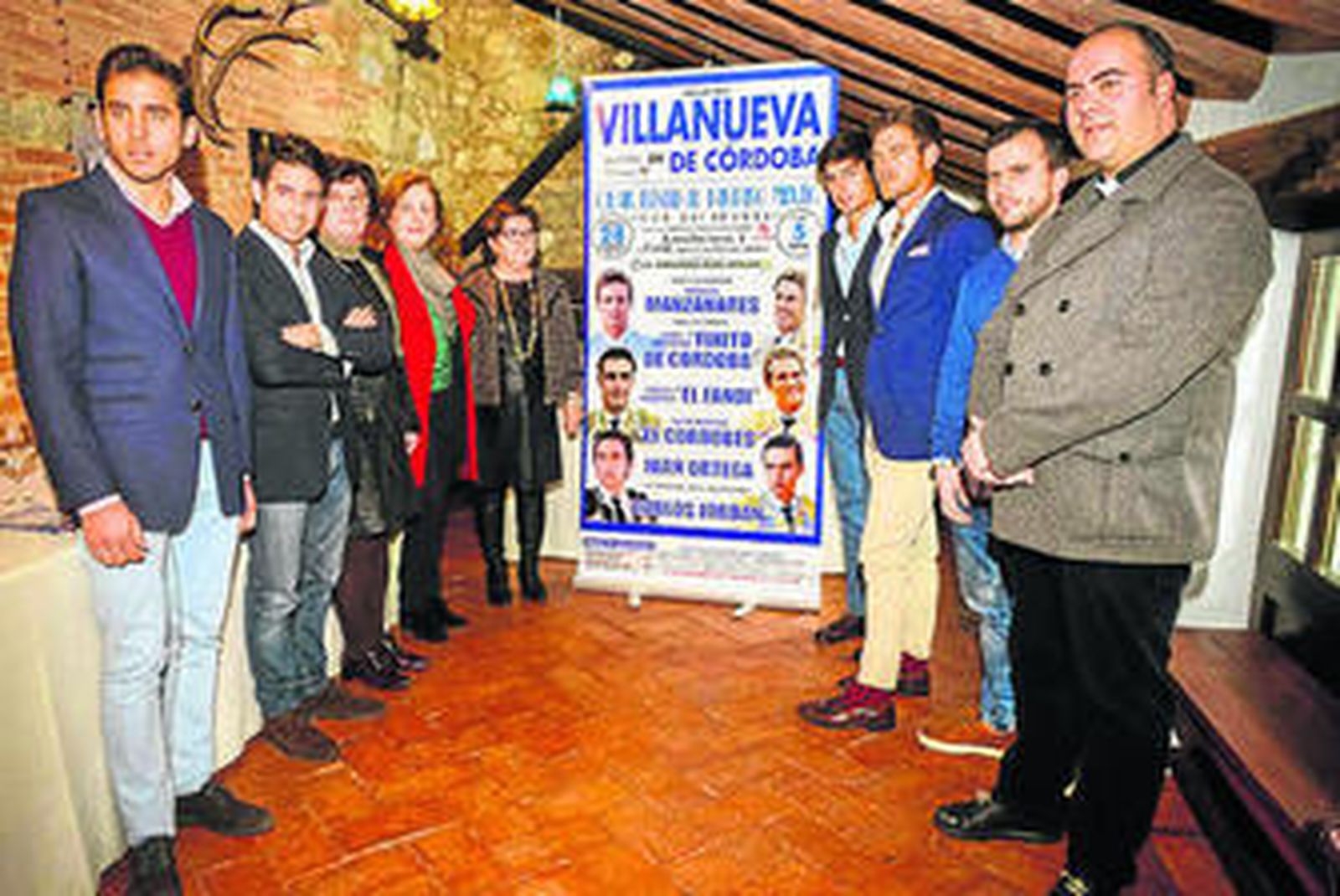 Presentación del cartel en La Puerta Falsa de Villanueva.