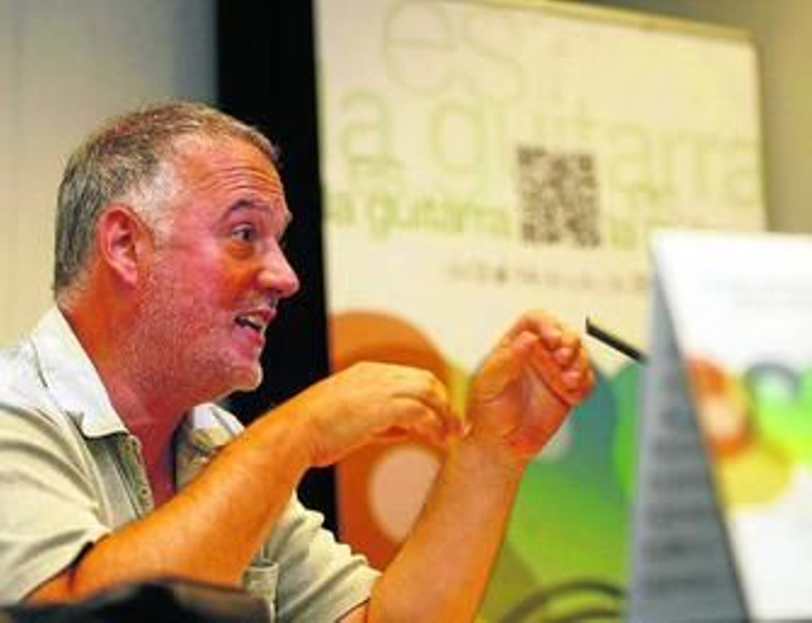 El musicólogo Faustino Núñez, en la conferencia inaugural.