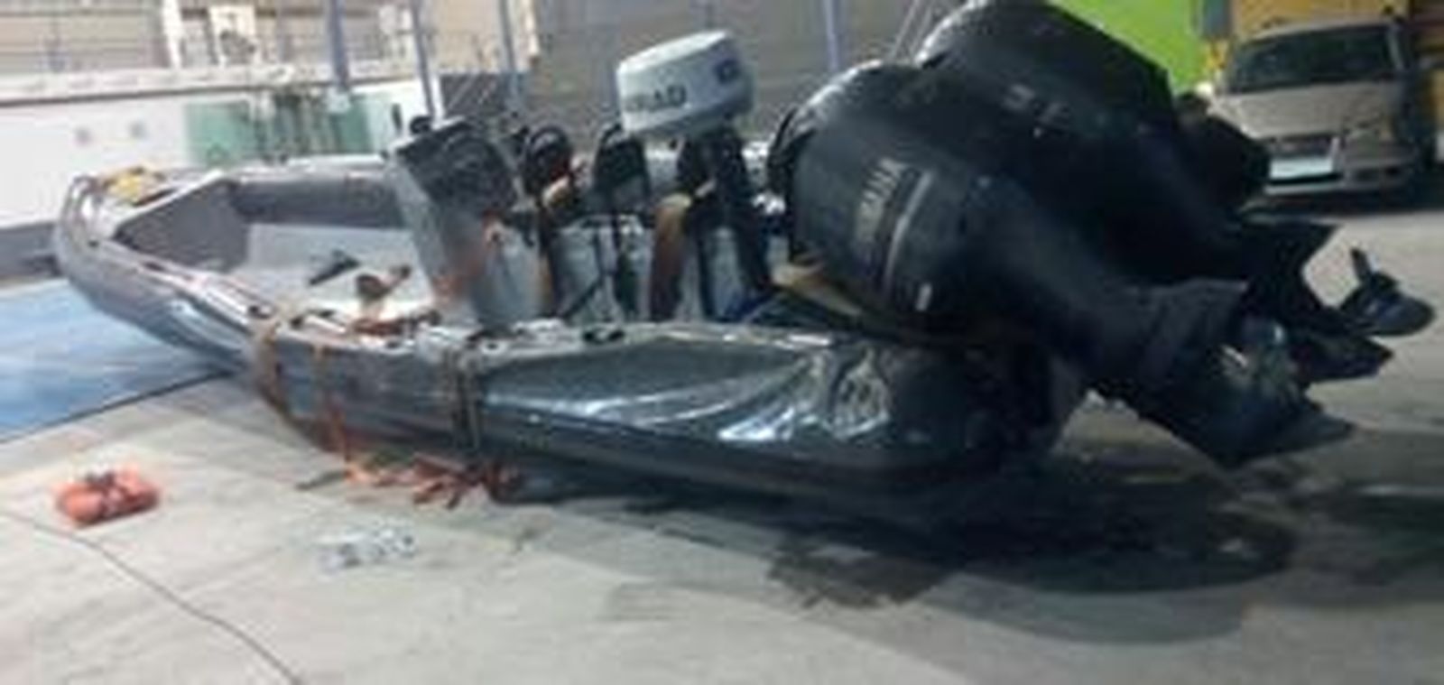 Image de una de las embarcaciones intervenidas.