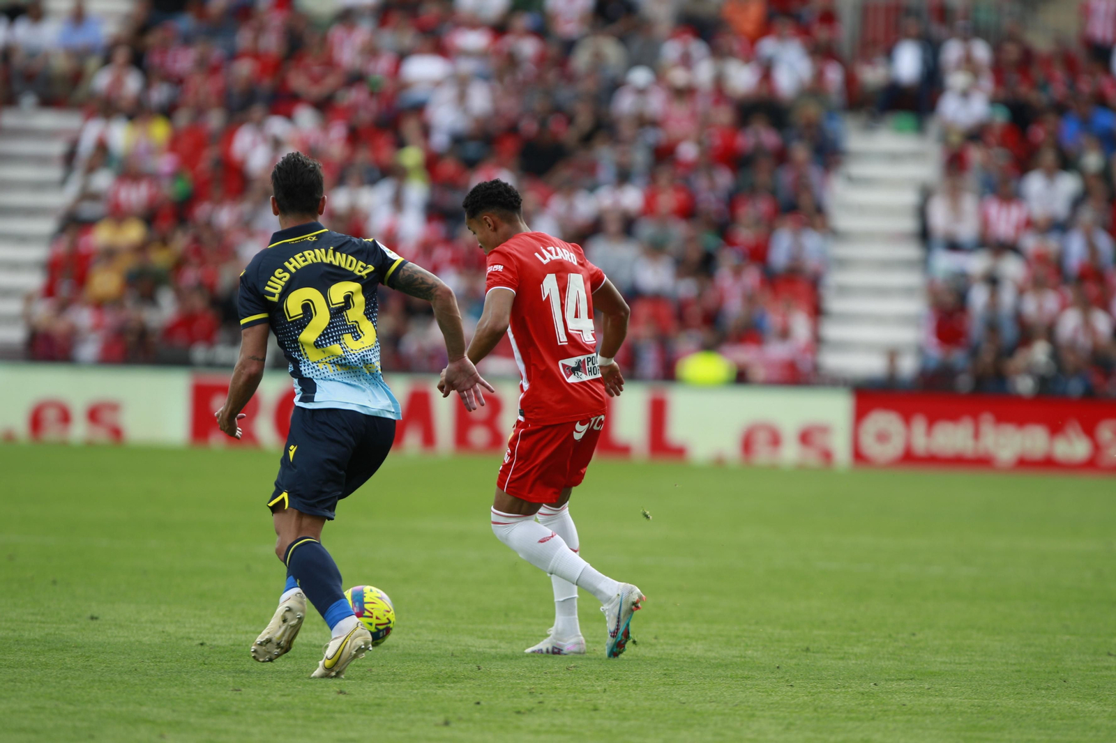 Imágenes del partido de la Liga Santander U.D. Almería-Cádiz C.F.