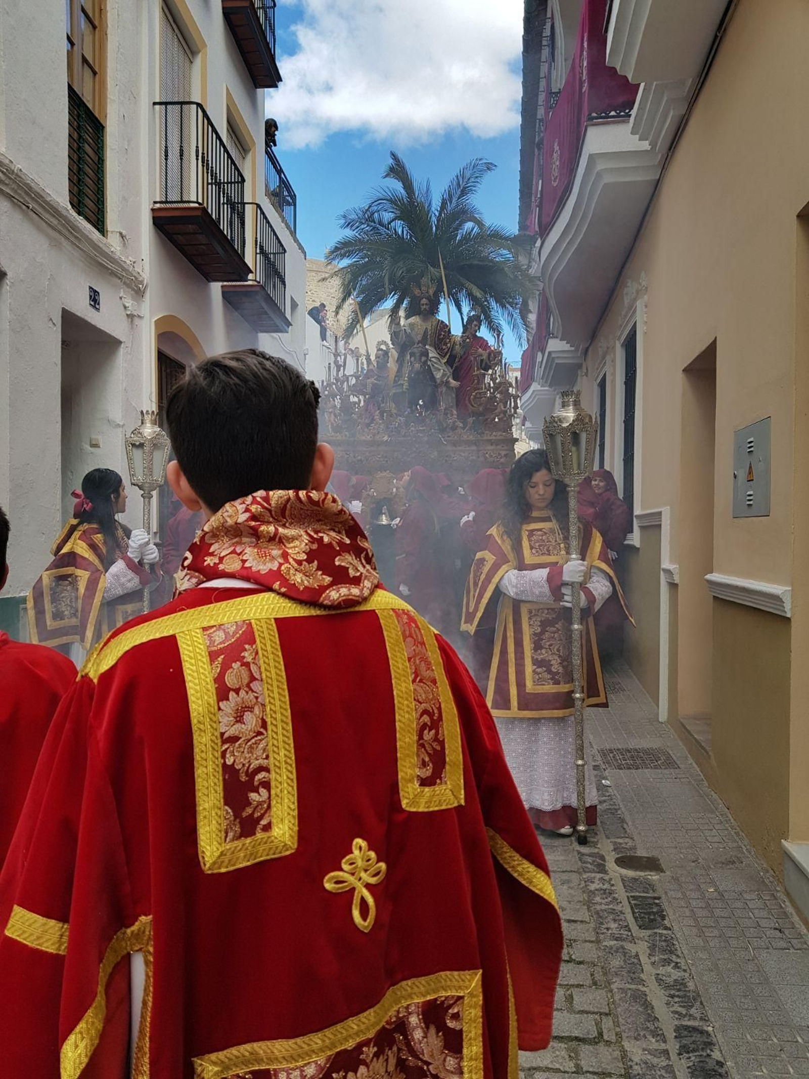 Nuestro Padre Jesús a su entrada en Jerusalén.