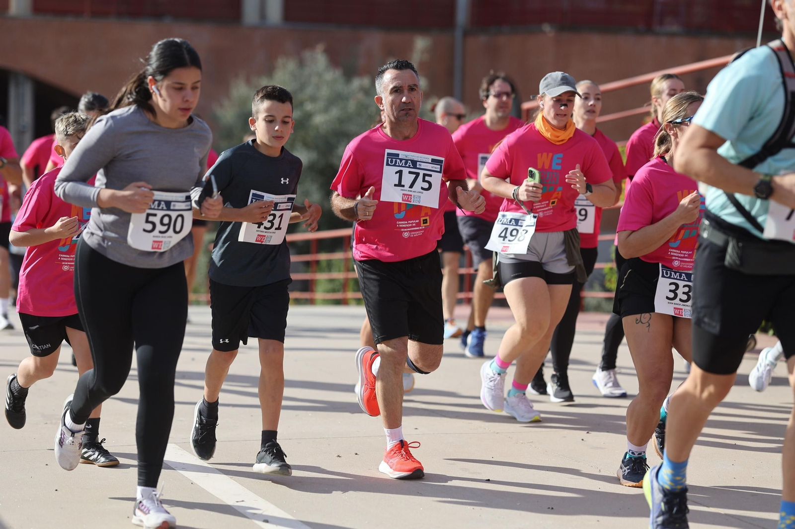 La carrera solidaria We Run de la UMA, en fotos