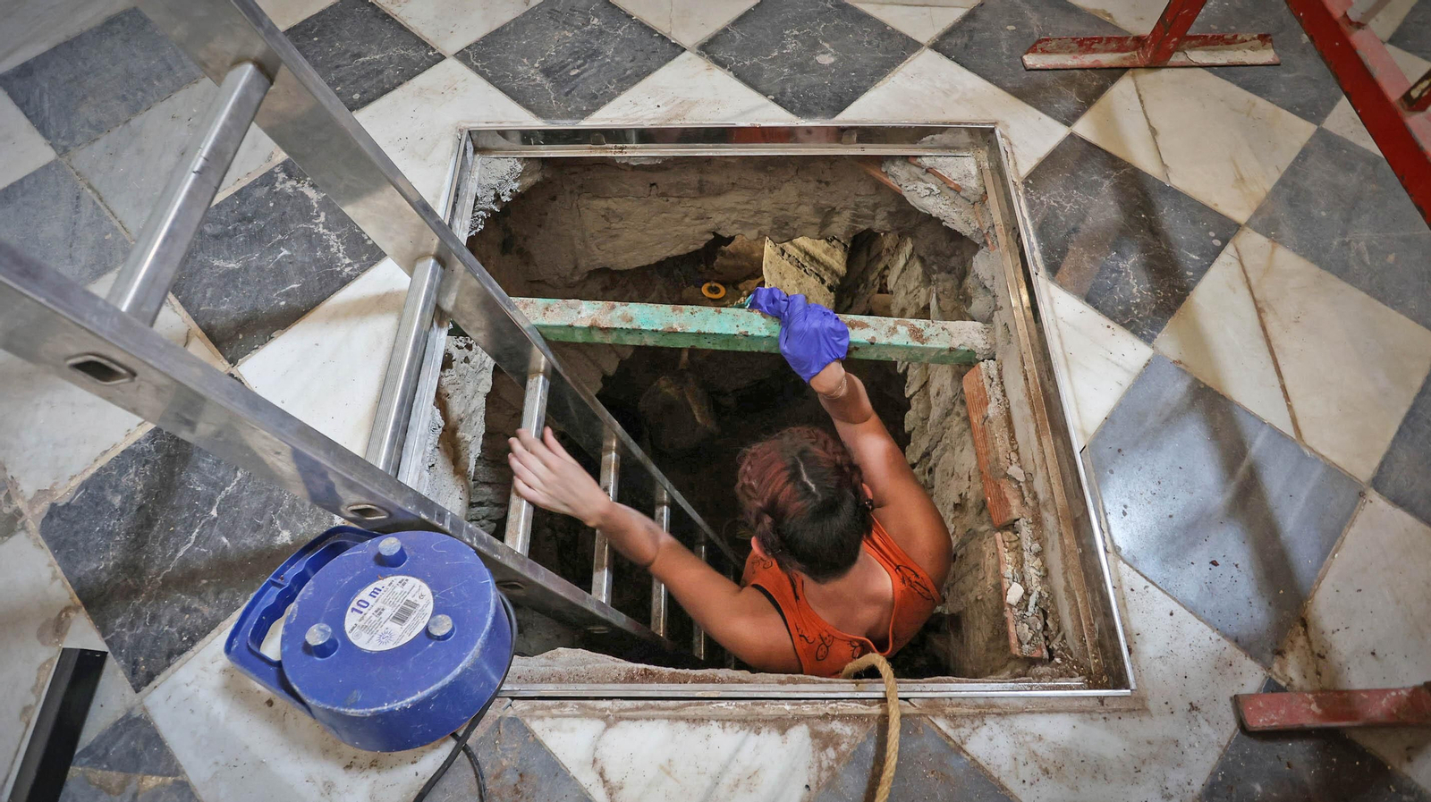 Así es la cripta de San Juan de los Caballeros en Jerez
