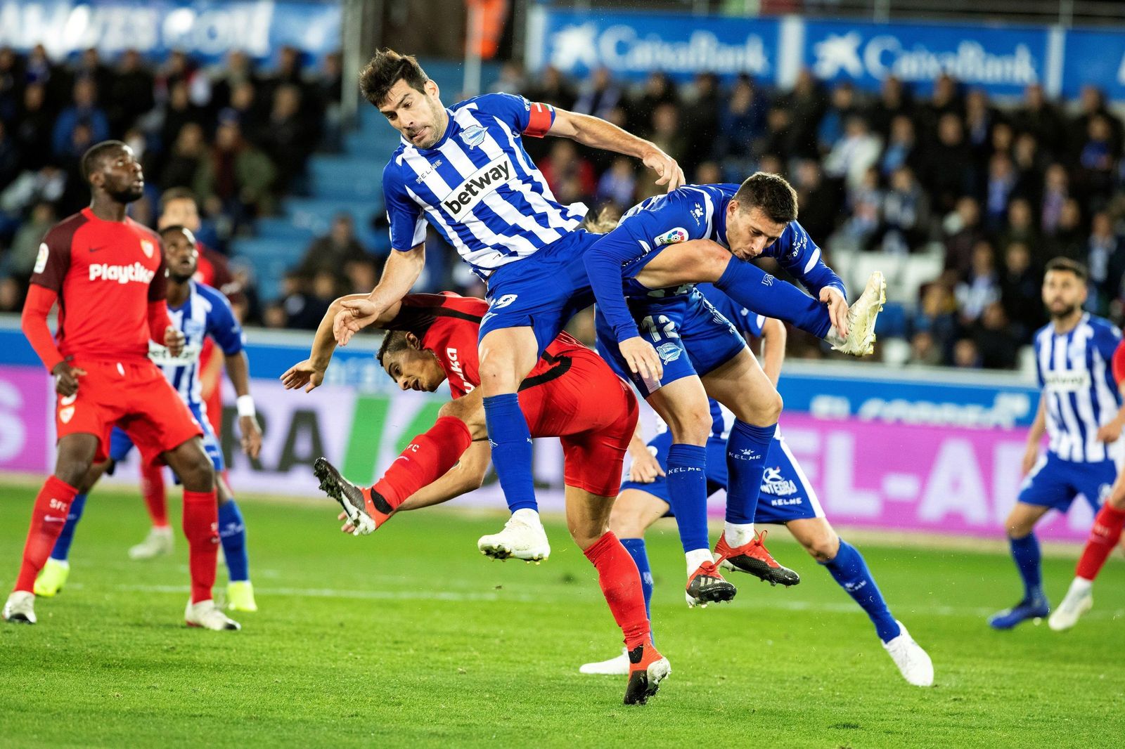 Las imágenes del Alavés-Sevilla