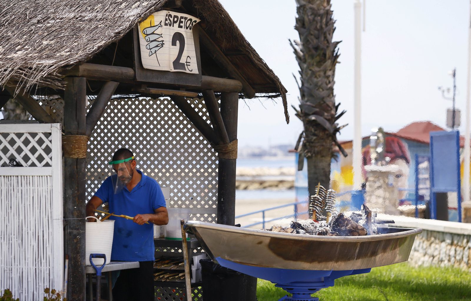 Fotos de Pedregalejo, en Málaga, en el arranque de la fase 2