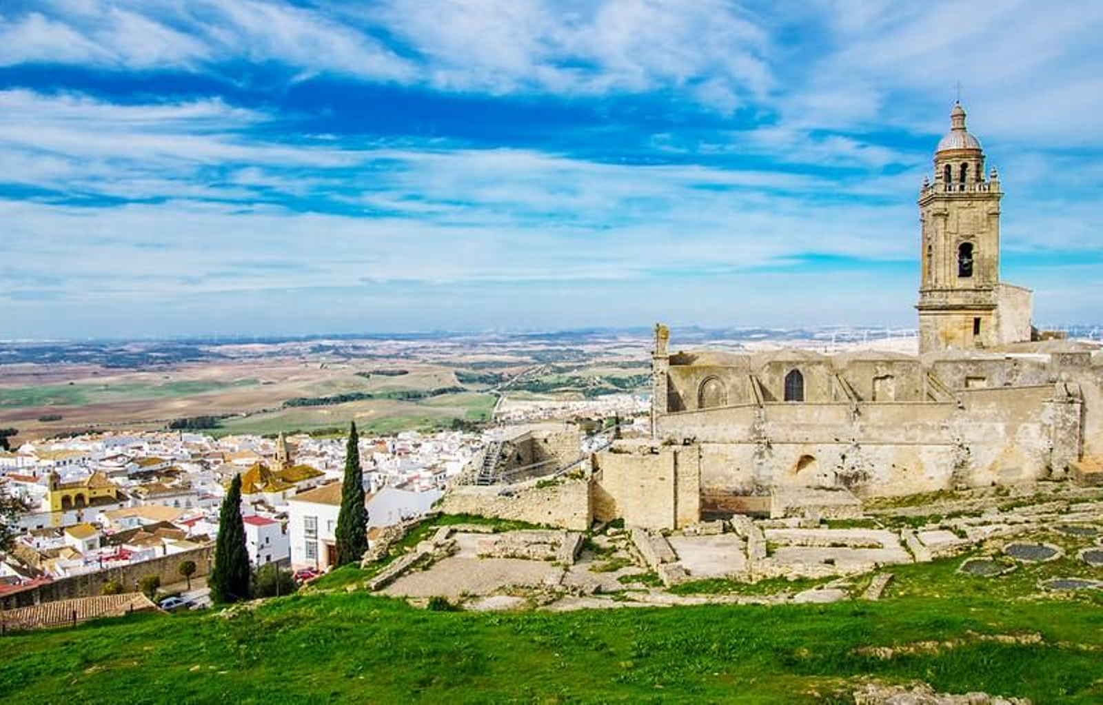 Vistas de Medina Sidonia desde el cerro del castillo