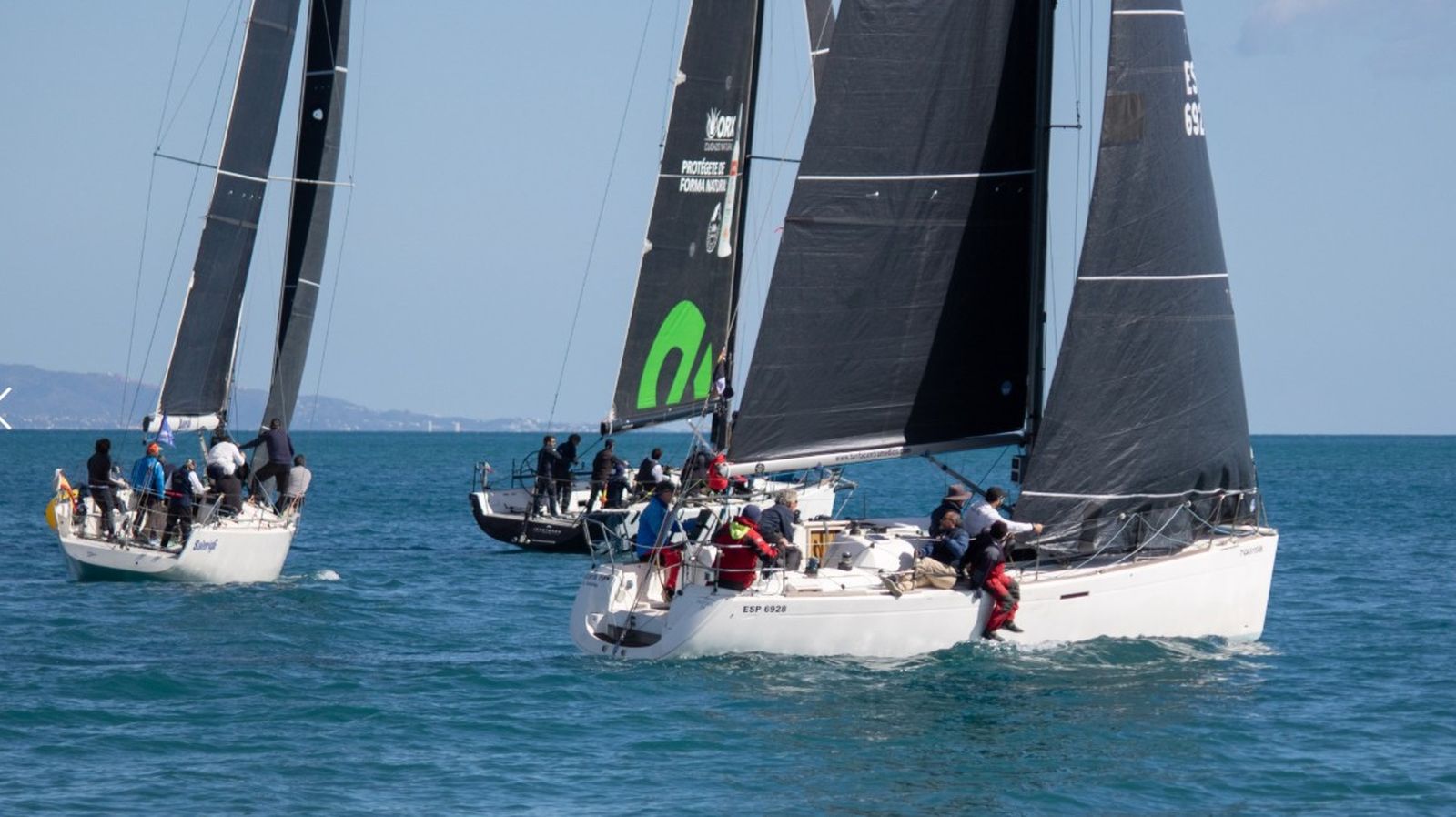 Un momento de la regata, celebrada este sábado en Estepona