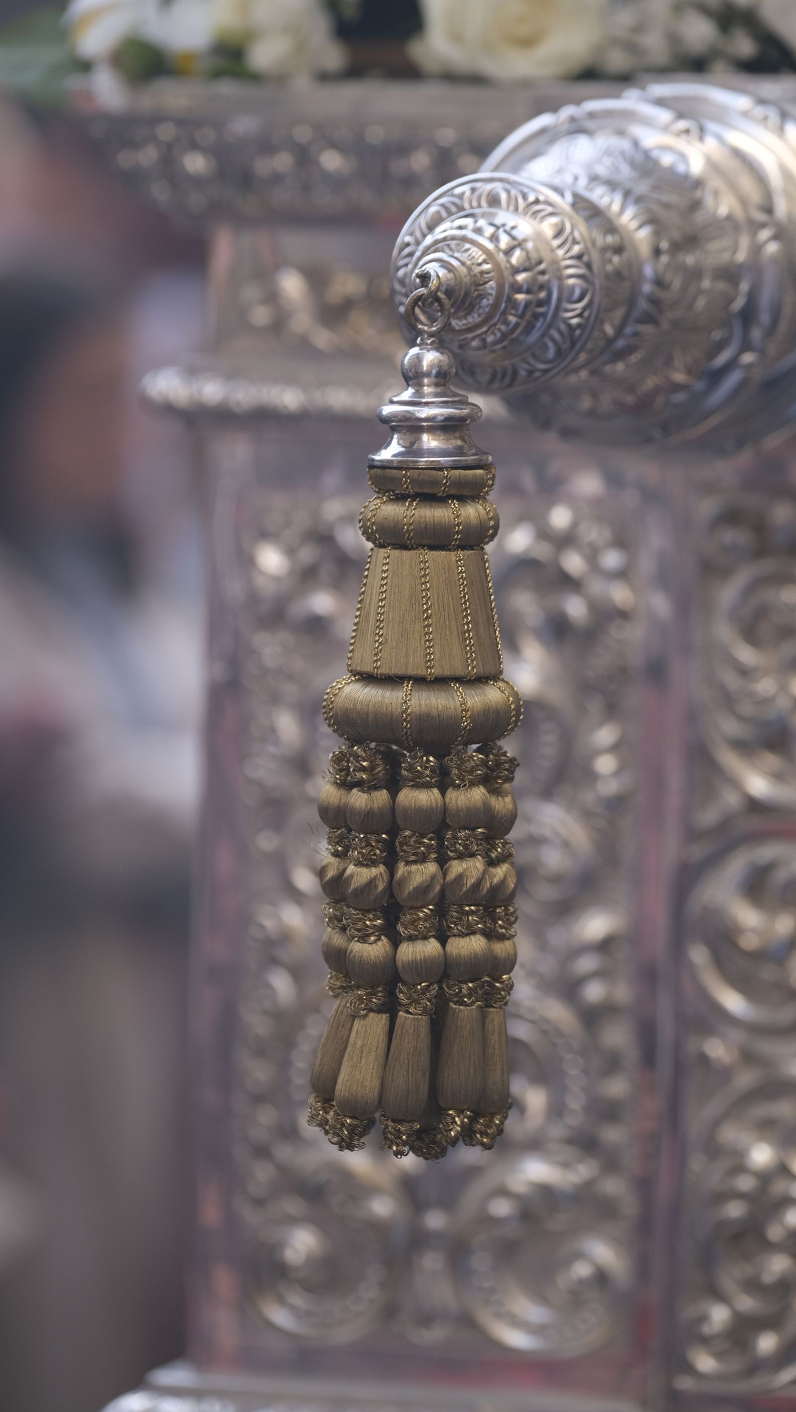 Detalle de un paso de Semana Santa.